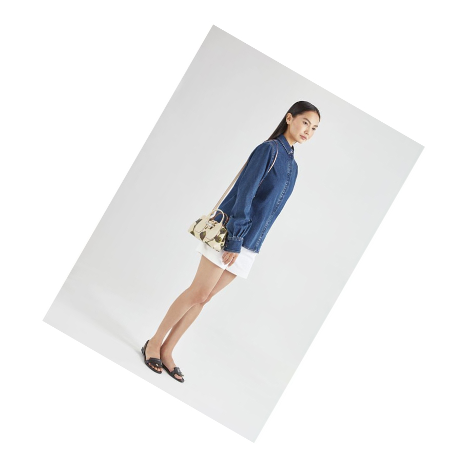 Longchamp Roseau Végétal XS Handtas Dames Khaki | NL-BX45291