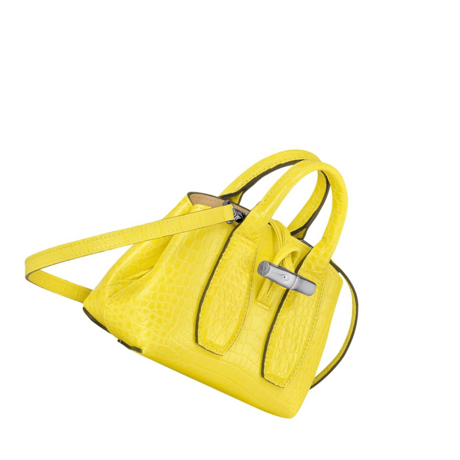 Longchamp Roseau XS Handtas Dames Geel | NL-IB04597