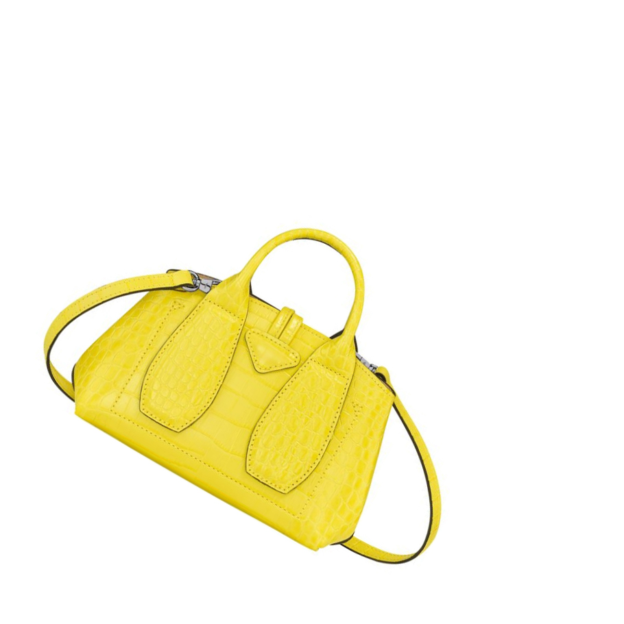 Longchamp Roseau XS Handtas Dames Geel | NL-IB04597
