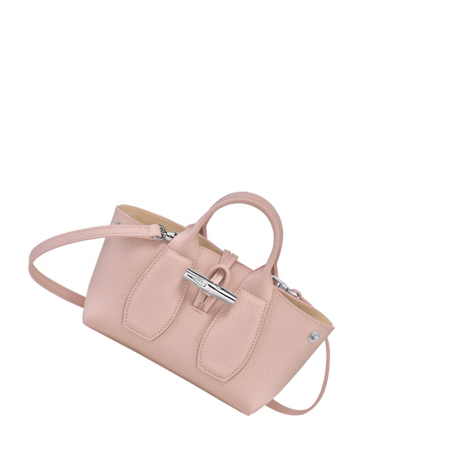 Longchamp Roseau XS Handtas Dames Lichtroze | NL-RH60437