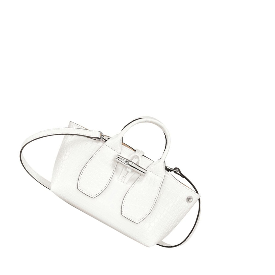 Longchamp Roseau XS Handtas Dames Wit | NL-NH98607