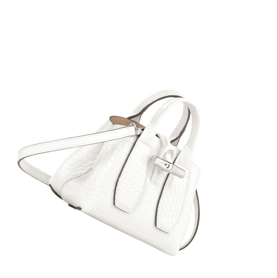 Longchamp Roseau XS Handtas Dames Wit | NL-NH98607