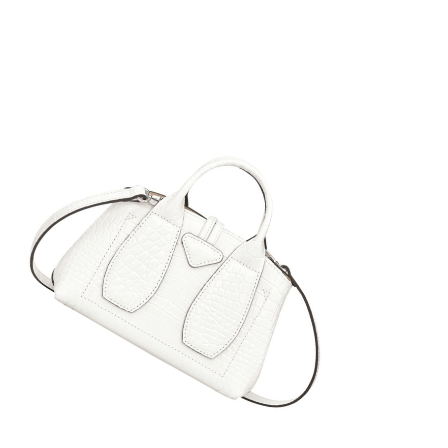 Longchamp Roseau XS Handtas Dames Wit | NL-NH98607