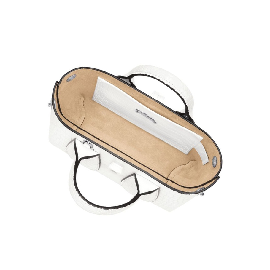 Longchamp Roseau XS Handtas Dames Wit | NL-NH98607