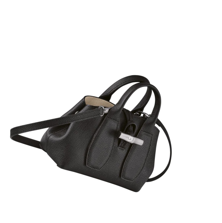 Longchamp Roseau XS Handtas Dames Zwart | NL-NQ43217