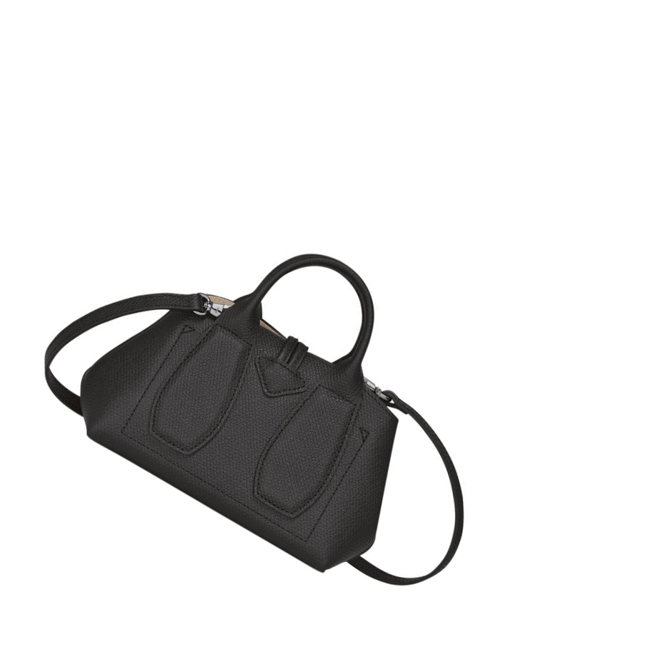 Longchamp Roseau XS Handtas Dames Zwart | NL-NQ43217