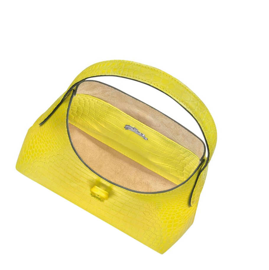 Longchamp Roseau XS Schoudertassen Dames Geel | NL-KW97164