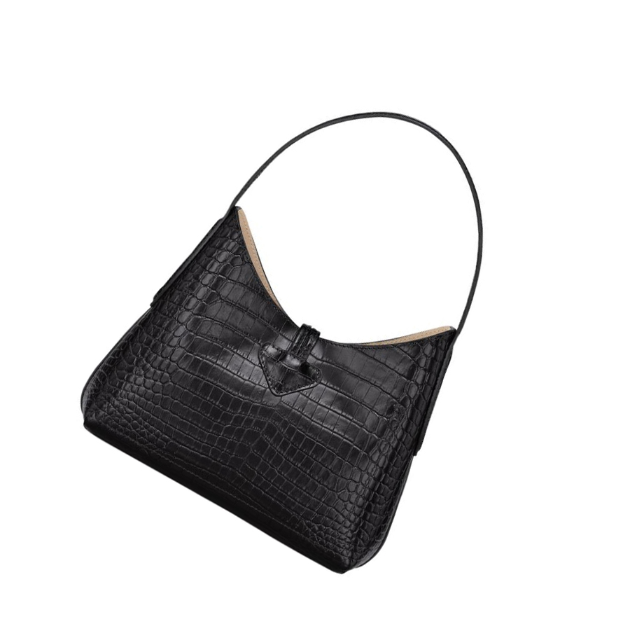 Longchamp Roseau XS Schoudertassen Dames Zwart | NL-OZ26938