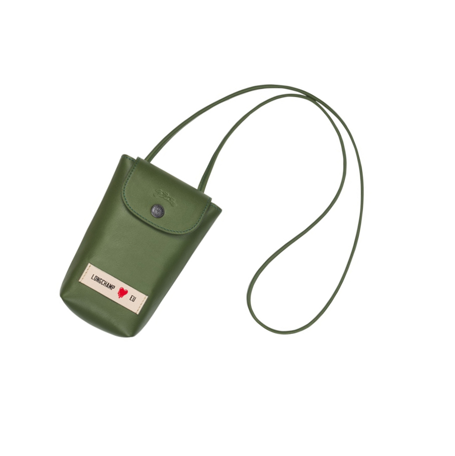 Longchamp X Eu Hoesje Dames Groen | NL-QB04896