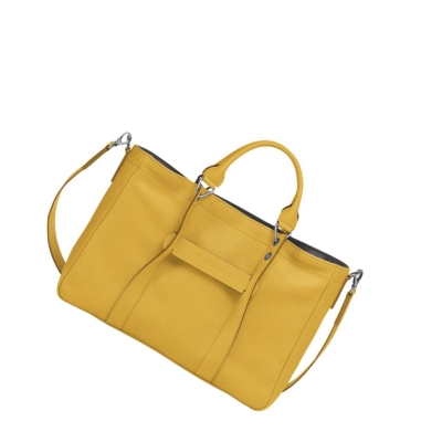 Longchamp 3D M Handtas Dames Geel | NL-FT18740