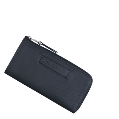 Longchamp 3D Portefeuille Dames Blauw | NL-KZ53264