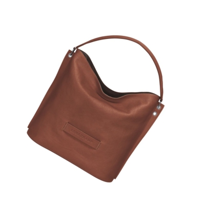 Longchamp 3D Schoudertassen Dames Bruin | NL-LC82639