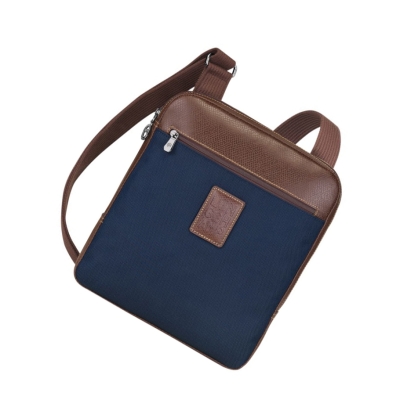 Longchamp Boxford L Crossbodytassen Heren Donkerblauw | NL-ZU16907