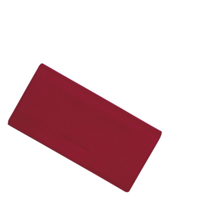 Longchamp Le Foulonné Portefeuille Dames Rood | NL-XL39712