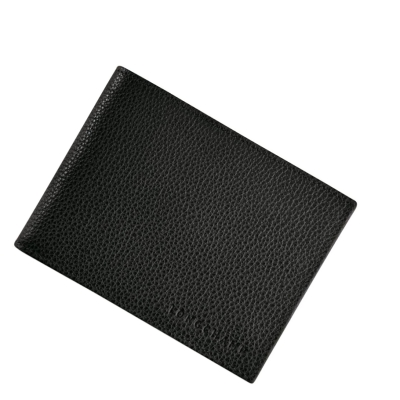 Longchamp Le Foulonné Portefeuille Heren Zwart | NL-IY83971