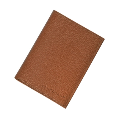 Longchamp Le Foulonné Portefeuille Heren Bruin | NL-PY02539
