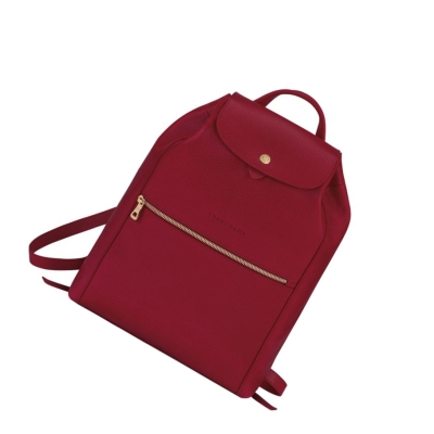 Longchamp Le Foulonné Rugzak Dames Rood | NL-US87936