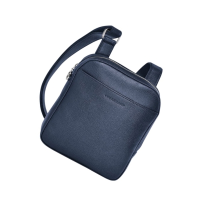 Longchamp Le Foulonné S Crossbodytassen Heren Donkerblauw | NL-QK93508
