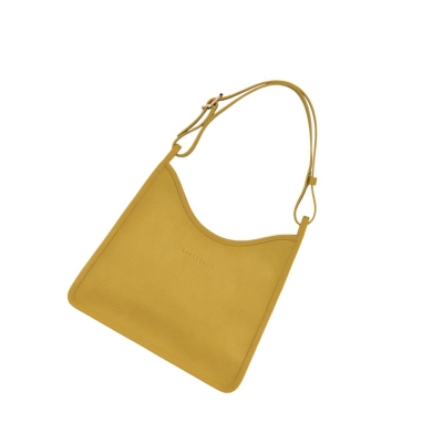 Longchamp Le Foulonné Schoudertassen Dames Geel | NL-AU68105