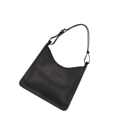 Longchamp Le Foulonné Schoudertassen Dames Zwart | NL-BZ19572