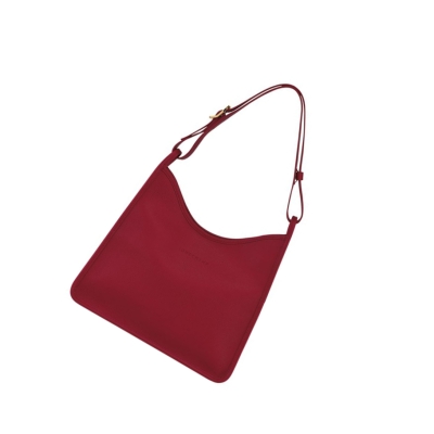 Longchamp Le Foulonné Schoudertassen Dames Rood | NL-CK31629