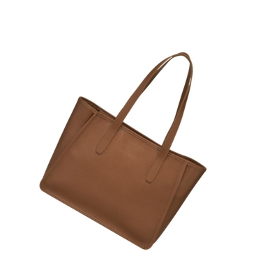 Longchamp Le Foulonné Schoudertassen Dames Bruin | NL-IY81346