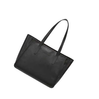 Longchamp Le Foulonné Schoudertassen Dames Zwart | NL-ZN97156