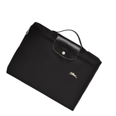 Longchamp Le Pliage Club S Aktetas Heren Zwart | NL-SI29704