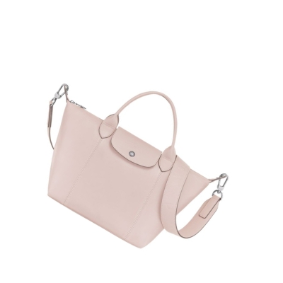 Longchamp Le Pliage Cuir S Handtas Dames Roze | NL-CR85341