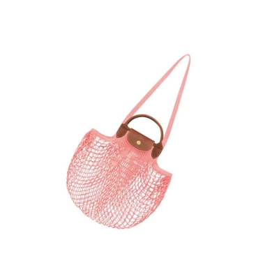 Longchamp Le Pliage Filet Schoudertassen Dames Roze | NL-CI46520