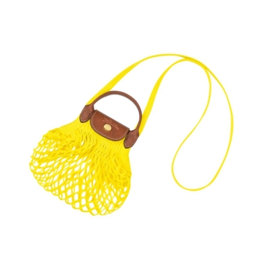Longchamp Le Pliage Filet XS Crossbodytassen Dames Geel | NL-QZ79650