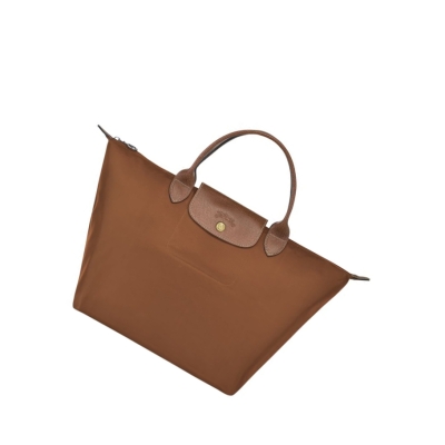 Longchamp Le Pliage Original M Handtas Dames Bruin | NL-CO03569