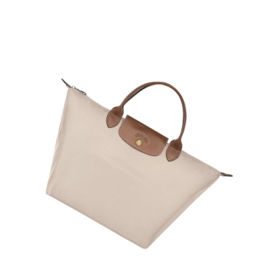 Longchamp Le Pliage Original M Handtas Dames Beige | NL-UD72185