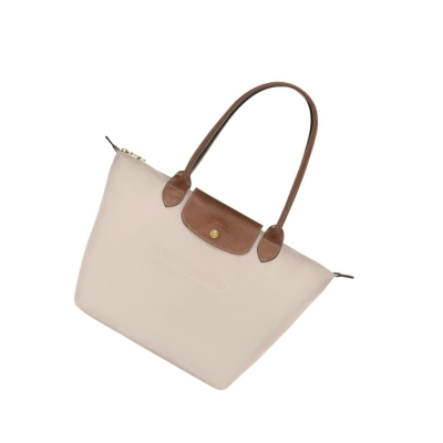 Longchamp Le Pliage Original S Schoudertassen Dames Beige | NL-TQ24759