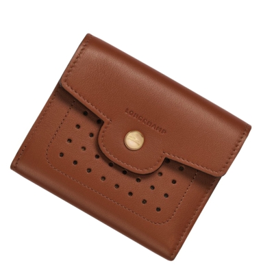 Longchamp Mademoiselle Portefeuille Dames Bruin | NL-YP35647
