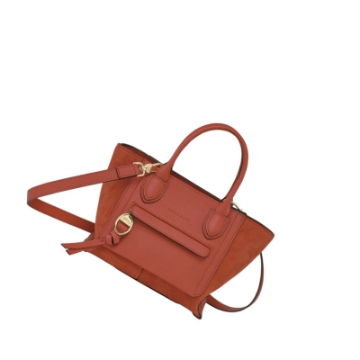 Longchamp Mailbox S Handtas Dames Oranje | NL-UP06572