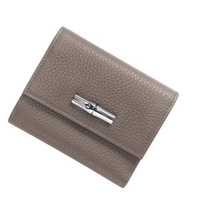 Longchamp Roseau Essential Portefeuille Dames Grijs | NL-OA09214