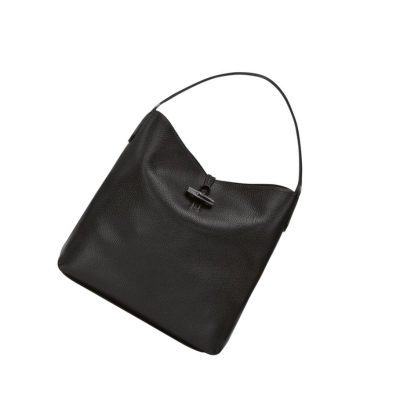 Longchamp Roseau Essential Schoudertassen Dames Zwart | NL-AD79836