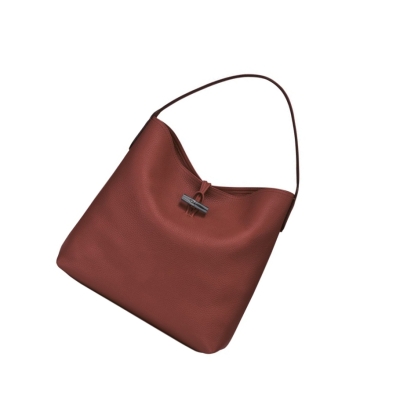 Longchamp Roseau Essential Schoudertassen Dames Bruin | NL-QT90435