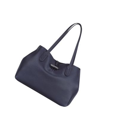 Longchamp Roseau Essential Schoudertassen Dames Donkerblauw | NL-WU86524