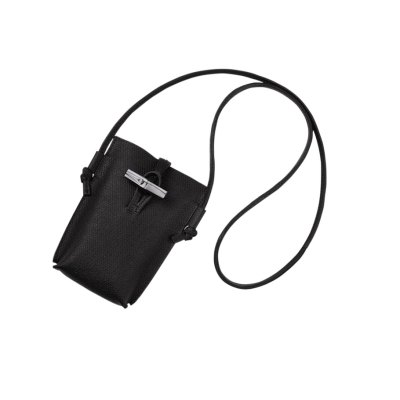 Longchamp Roseau Hoesje Dames Zwart | NL-WR56093