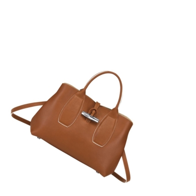 Longchamp Roseau M Handtas Dames Bruin | NL-RQ01674