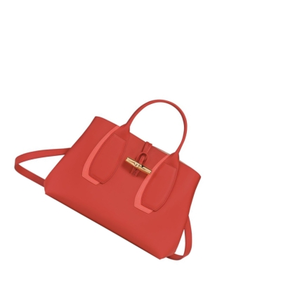 Longchamp Roseau Shadow M Handtas Dames Roze | NL-NQ75043