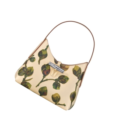 Longchamp Roseau Végétal XS Schoudertassen Dames Khaki | NL-WR87931
