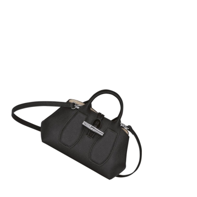 Longchamp Roseau XS Handtas Dames Zwart | NL-NQ43217