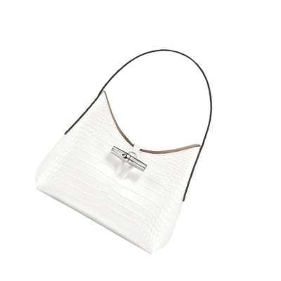 Longchamp Roseau XS Schoudertassen Dames Wit | NL-HB46812