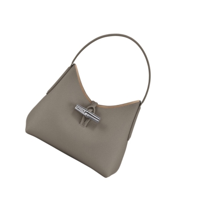Longchamp Roseau XS Schoudertassen Dames Grijs | NL-UQ63051
